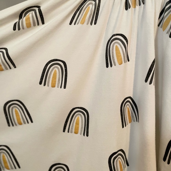 Kyte baby 18-24m long sleeve twirl dress - METALLIC RAINBOW - Picture 3 of 4